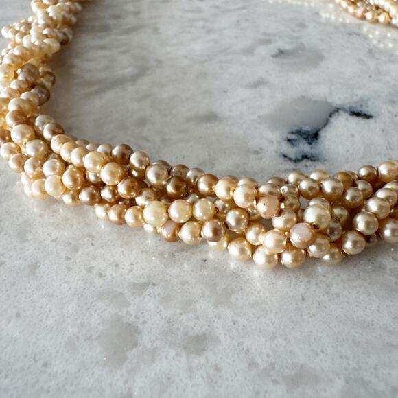 Vintage Multi Strand Pearl Necklace‎ - Picture 9 of 11